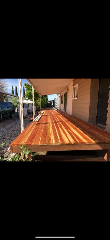 Project Redwood Deck with Stairs and Awning image