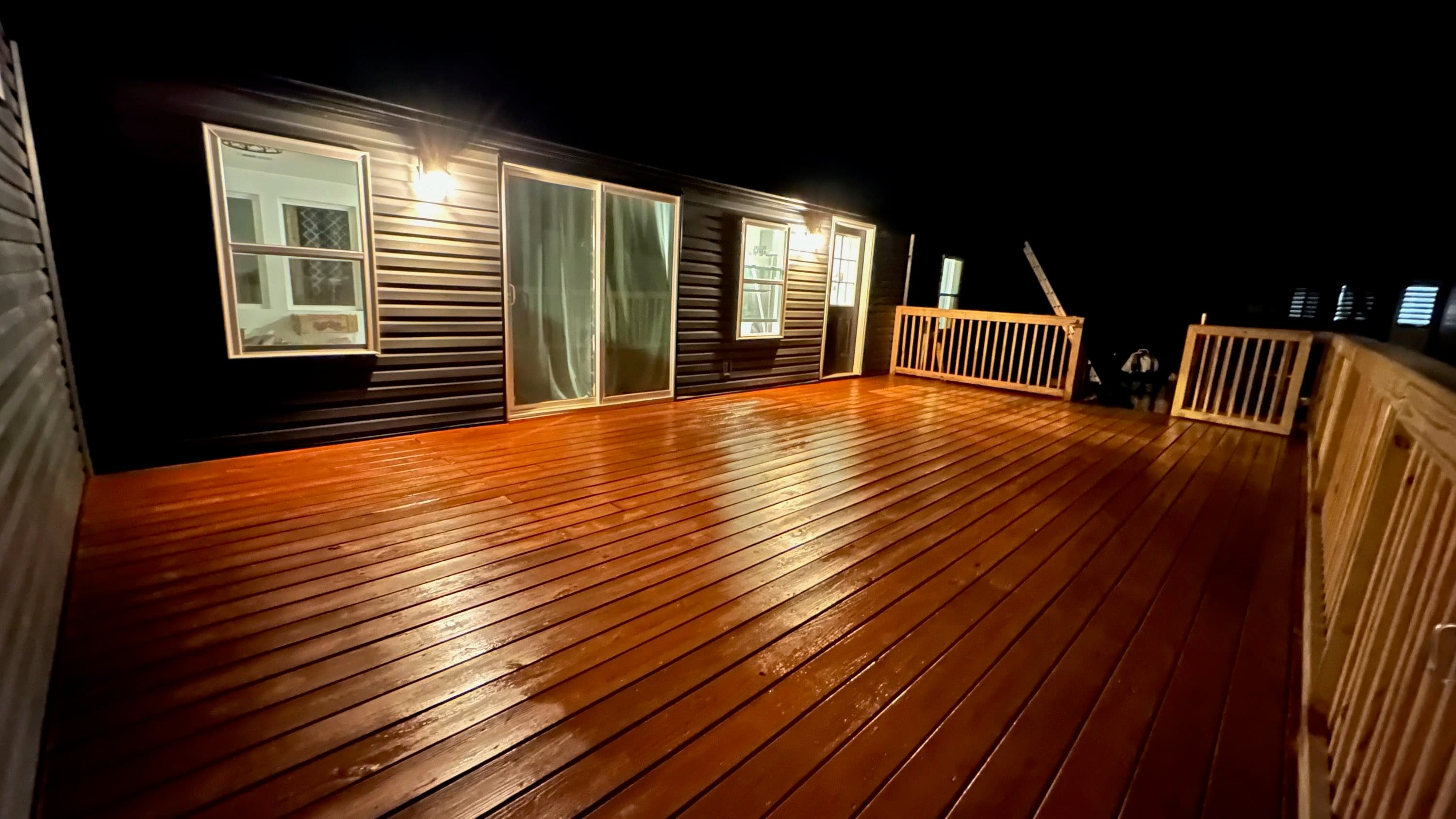 Project Outdoor Deck Upgrade for Evening Enjoyment image